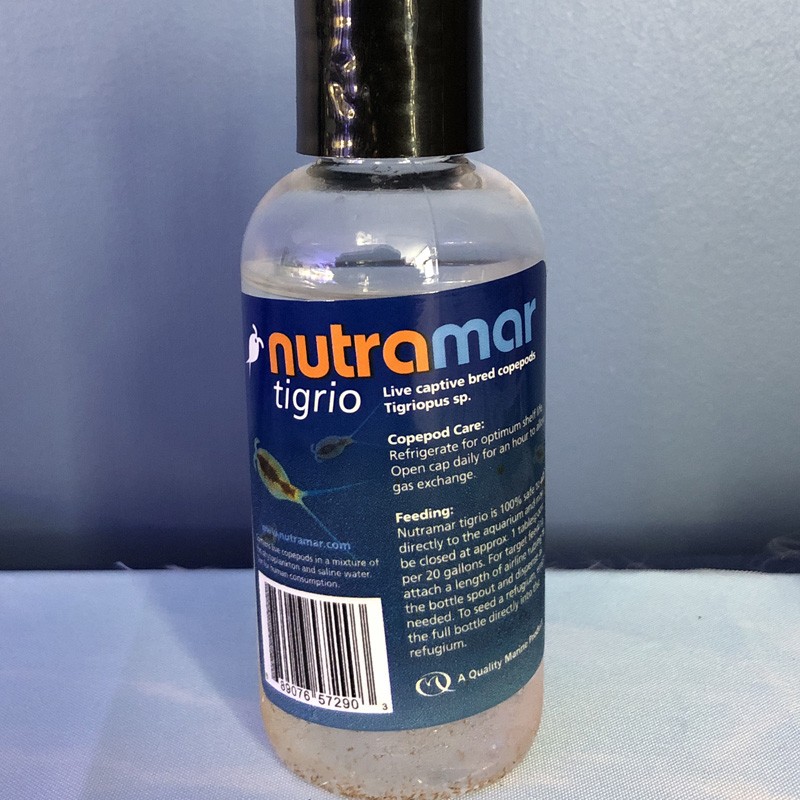 Nutramar Tigrio Copepods  4 oz. (Tigriopus sp.)